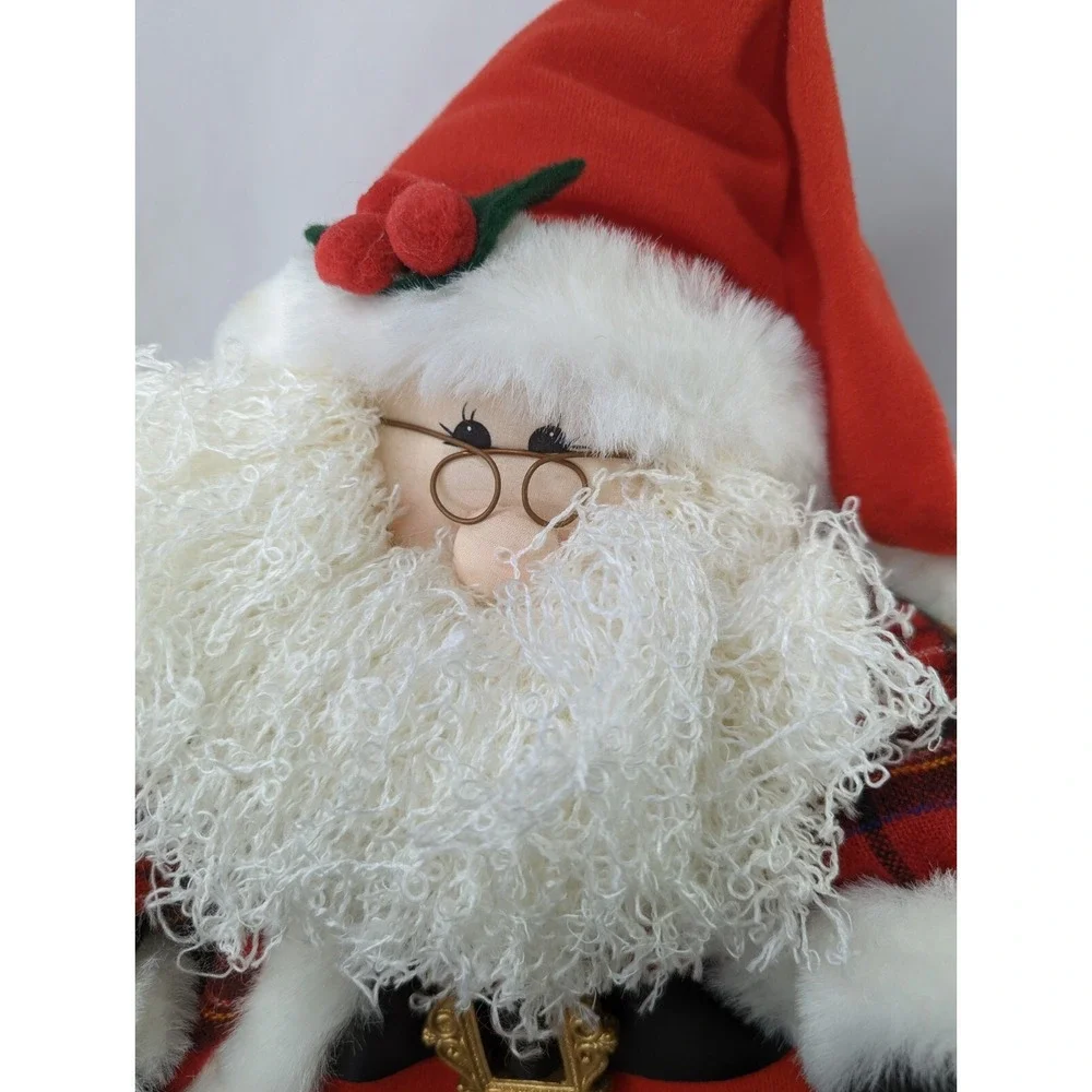 Standing Santa Claus Plush 15 Inch Tb Trading‎ Co Stuffed Animal Toy